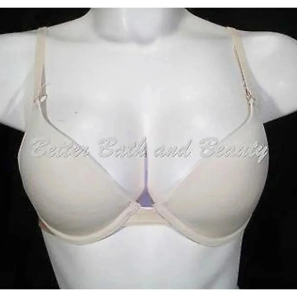 32C DKNY 453429 Body Lights Seamless Contour Underwire‎ Bra Nude Tan